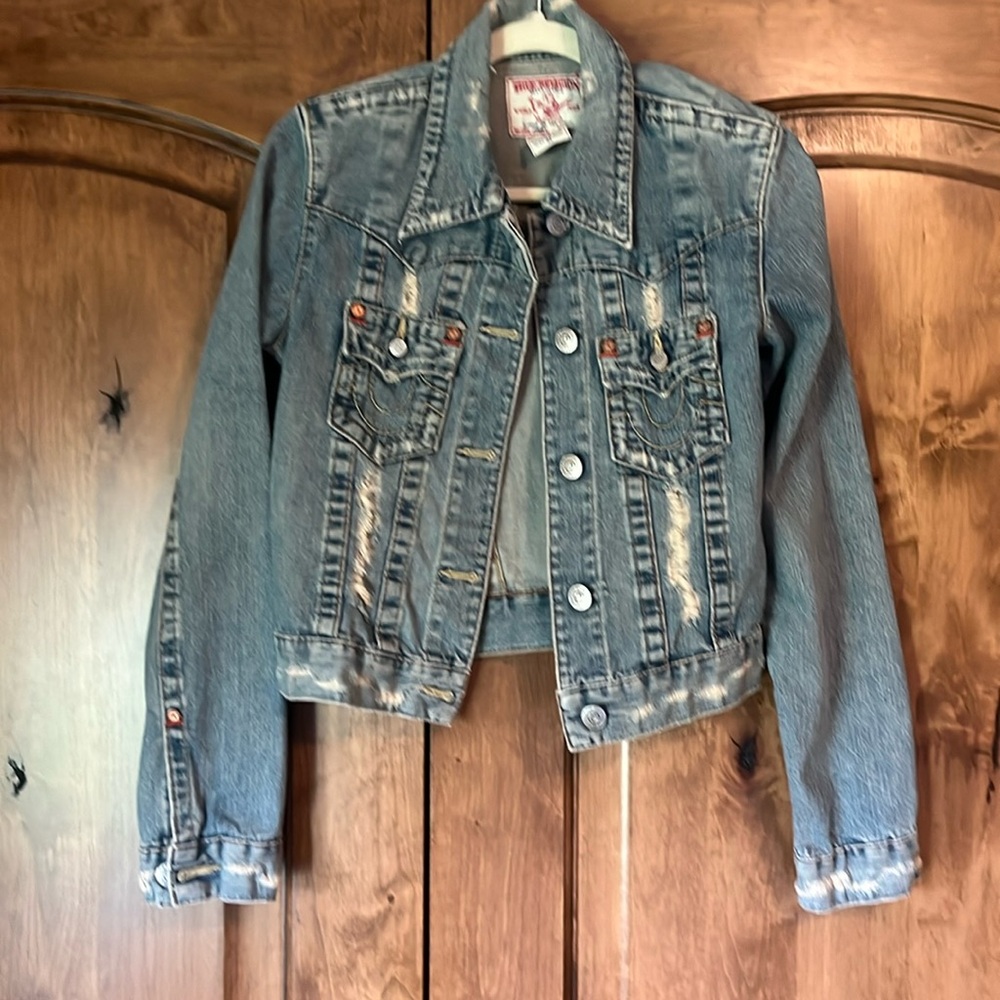 Women's True Religion Jean jacket M